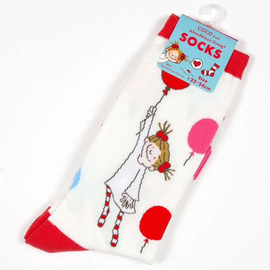 Coco-chan socks balloon
