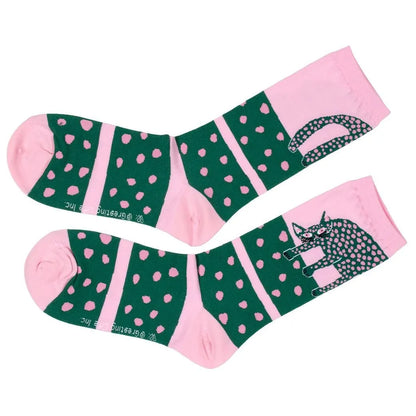 Mirokomachiko socks, pink