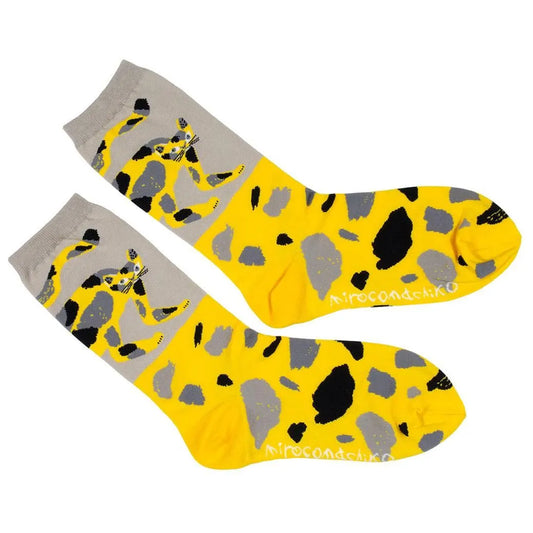 Mirokomachiko socks, yellow