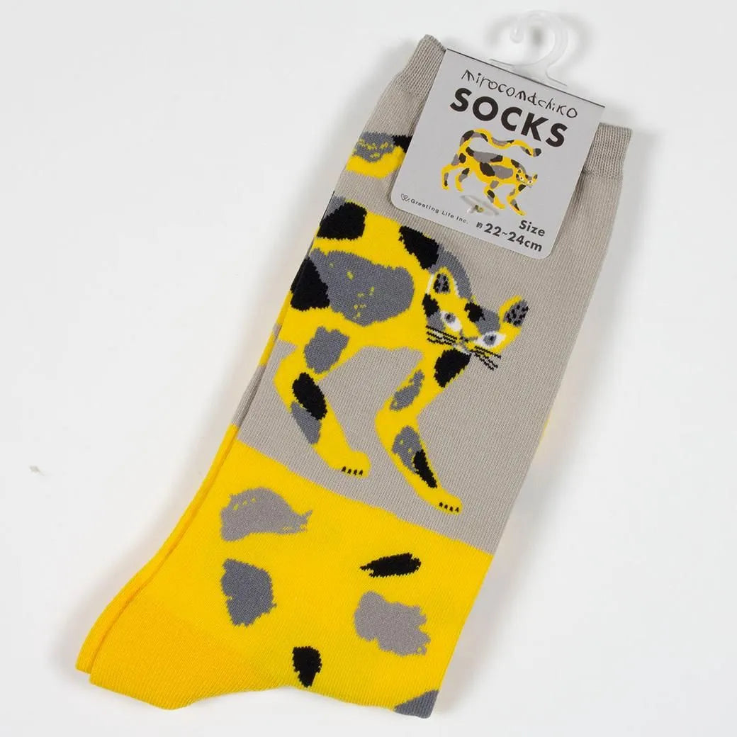Mirokomachiko socks, yellow