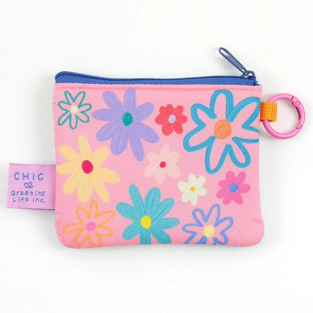 Chic Cushion Mini Pouch Flower