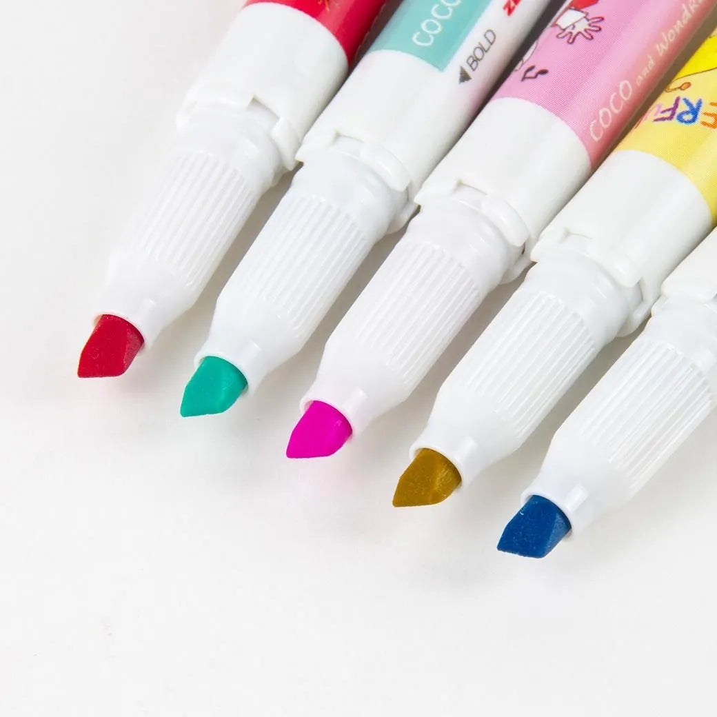 Coco-chan Mildliner 5-Color Set