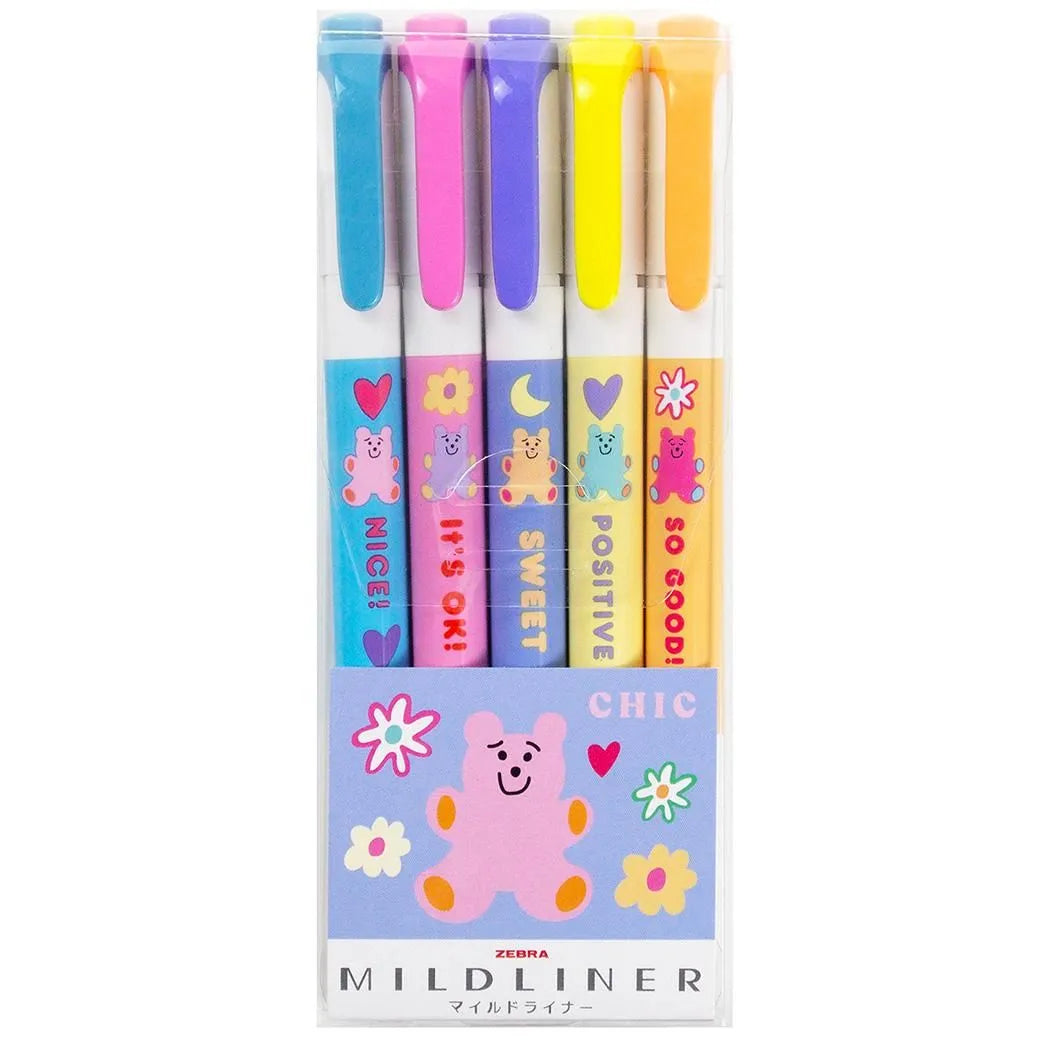 Schick Mildliner 5-Color Set