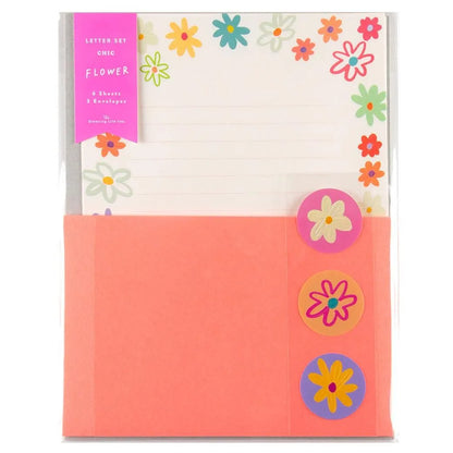 Chic Letter Set - Flower