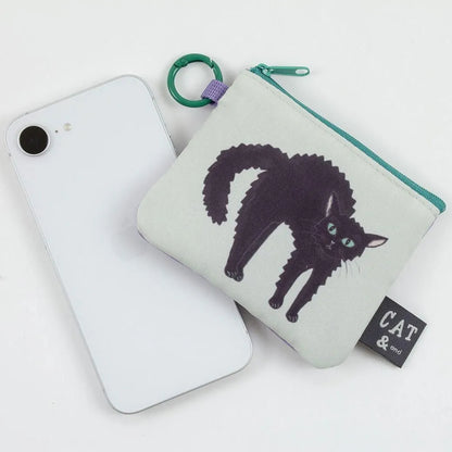 Cat and / Kahoko Sodeyama Cushion Mini Pouch