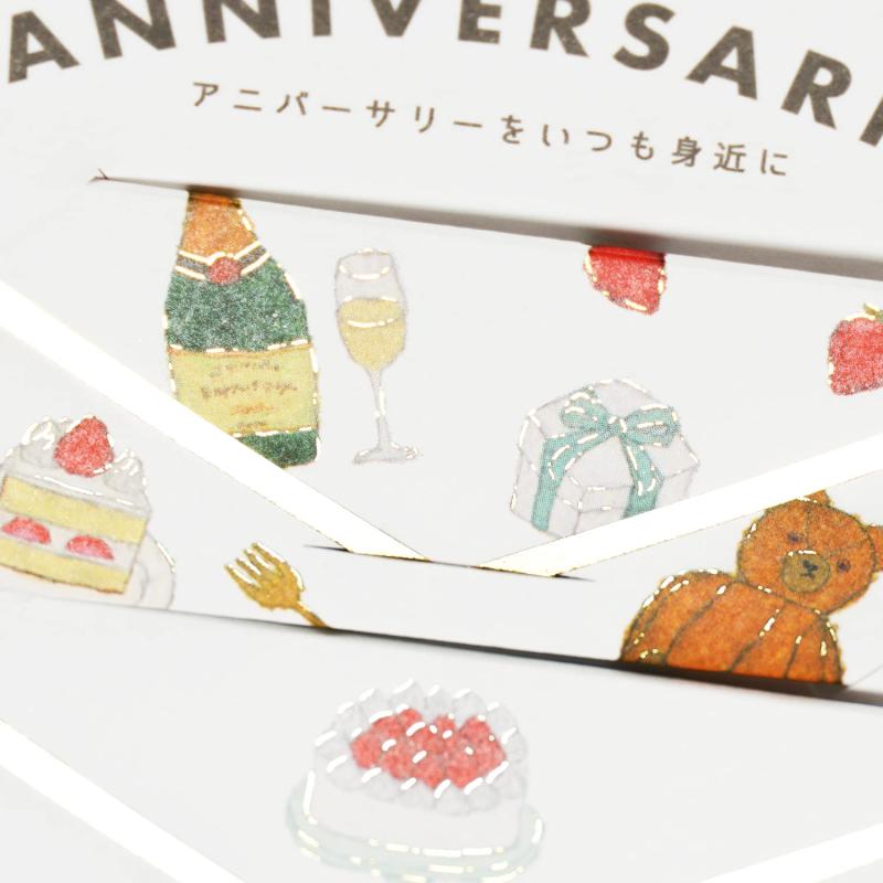 GreetingLife Anniversary Mini Card Set YZ-355 White