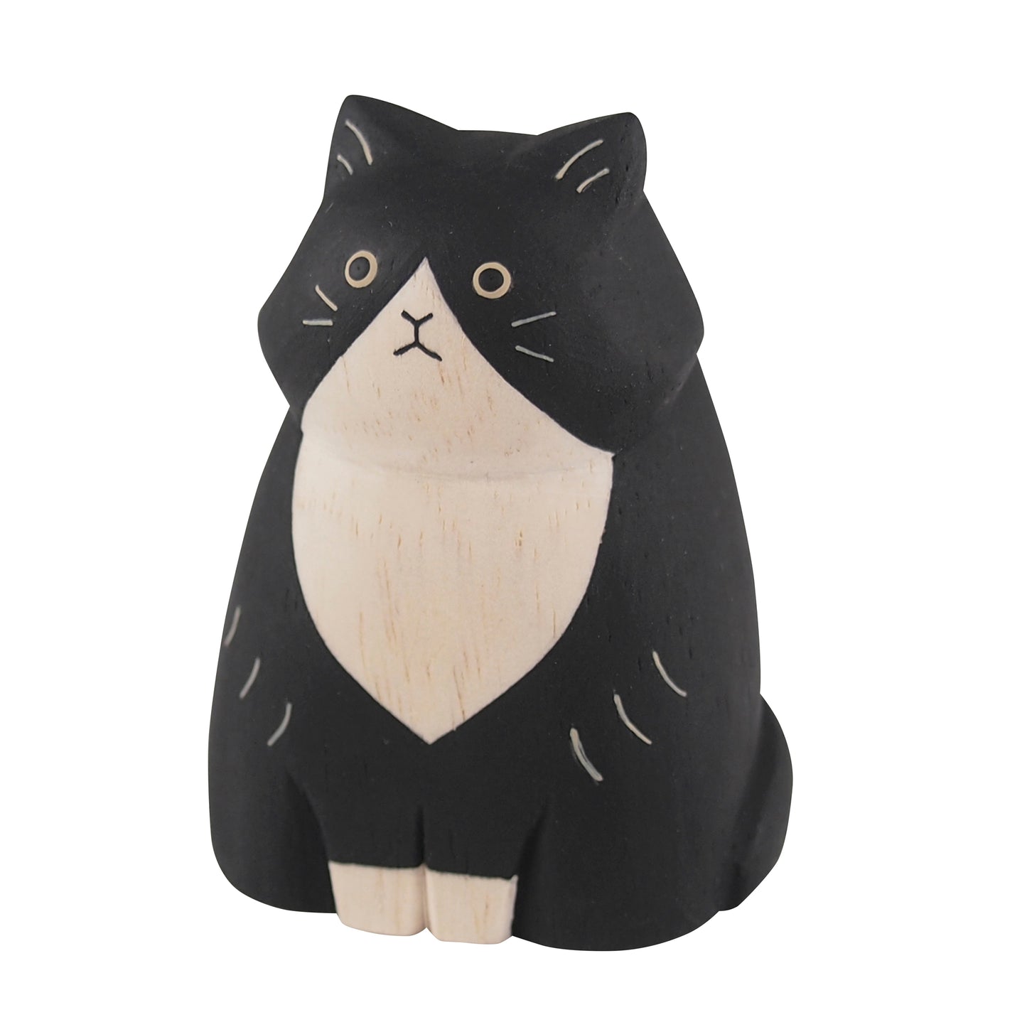T-lab polepole animal Long Haired Black Cat