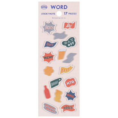 GreetingLife Custom Sticks Word Sticky Notes