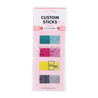 Custom Diary Greeting Life Daily Sticky Notes