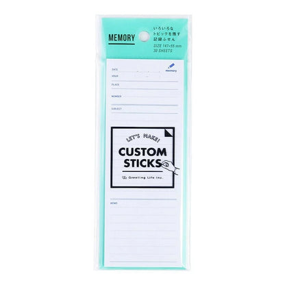 Greeting Life Custom Sticks Record Sticky Notes