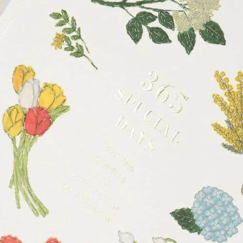 Anniversary Record Board, Medium Size, Flower