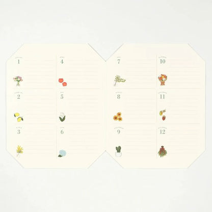 Anniversary Record Board, Medium Size, Flower