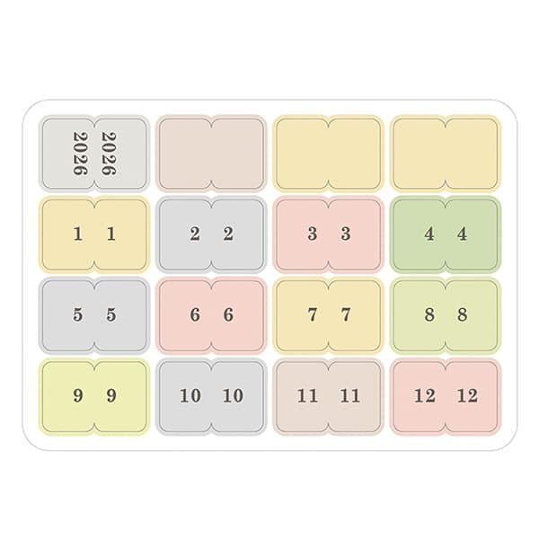 2026 Diary Custom Diary Stickers Yusuke Yonezu/Relaxing A6