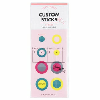 Greeting Life Custom Sticks Round Sticky Notes