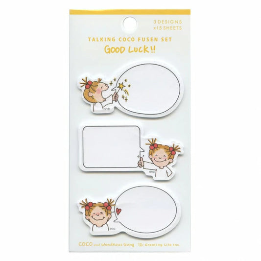 Greeting Life Talking Coco Sticky Notes RYPG-608 Good Luck
