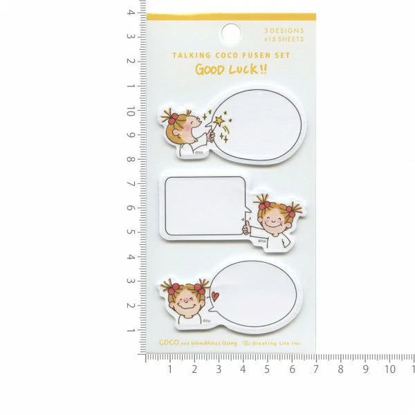 Greeting Life Talking Coco Sticky Notes RYPG-608 Good Luck