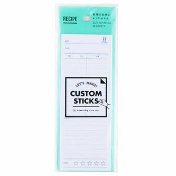 Greeting Life Custom Sticks Recipe Sticky Notes