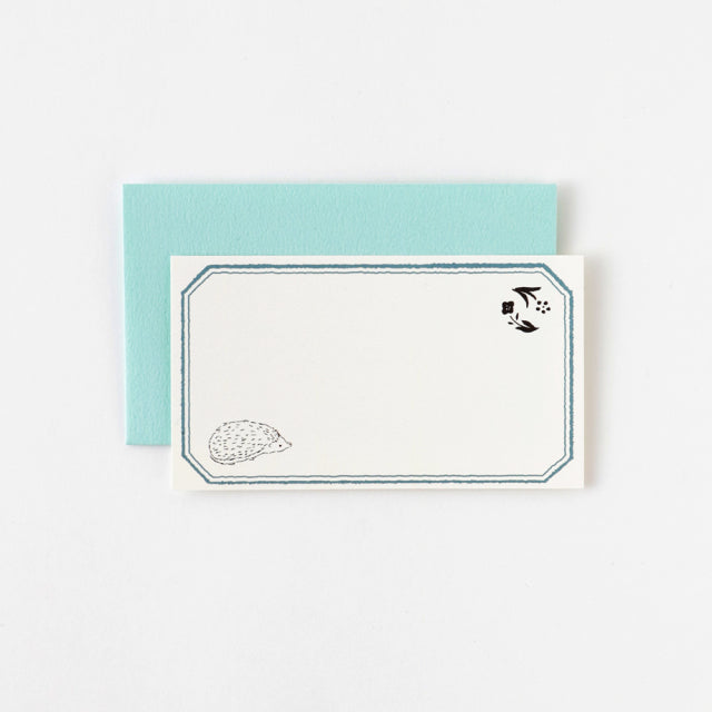 Animal Series Mini Card Set Hedgehog GF-504