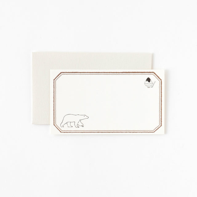 Animal Series Mini Card Set Polar Bear GF-509