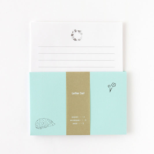 Animal Series Letter Set Hedgehog GF-512