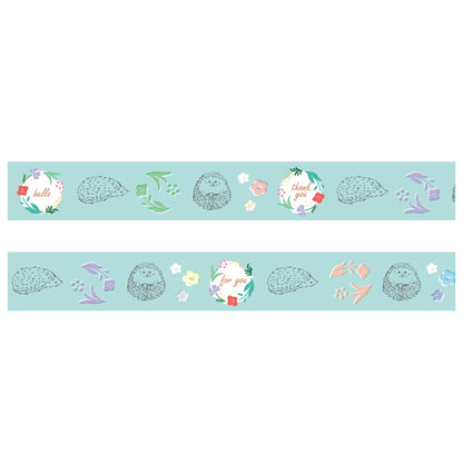 Animal Series Masking Tape Hedgehog GF-528
