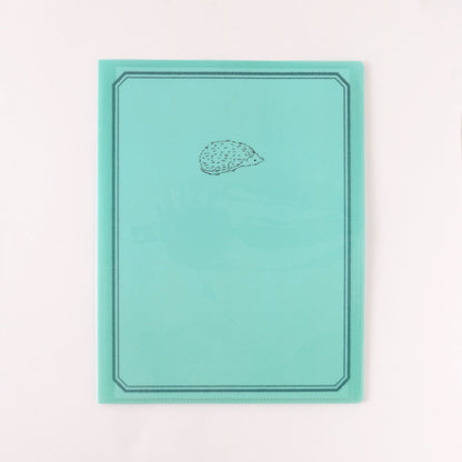 Animal Series A4 Clear Book File Hedgehog GF-536