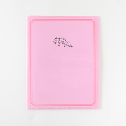 Animal Series A4 Clear Book File Axolotl GF-538