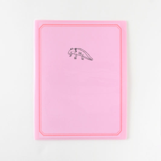 Animal Series A4 Clear Book File Axolotl GF-538