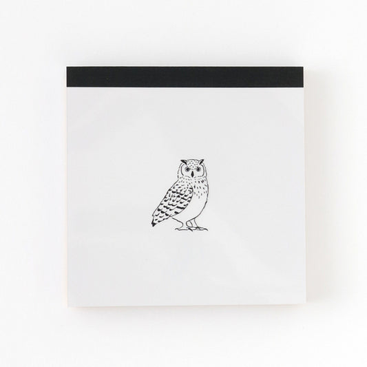 Animal Series Memo Pad Square Owl GF-560