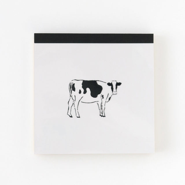 Animal Series Memo Pad Square Cow GF-561