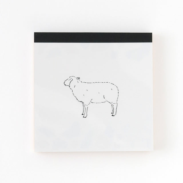 Animal Series Memo Pad Square Sheep GF-562