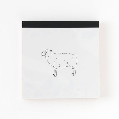 Animal Series Memo Pad Square Sheep GF-562