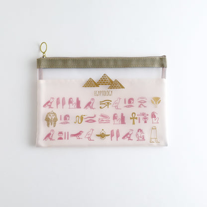 STUDY HOLIC Mesh A5 Pouch <Ancient Egyptology> ST-227