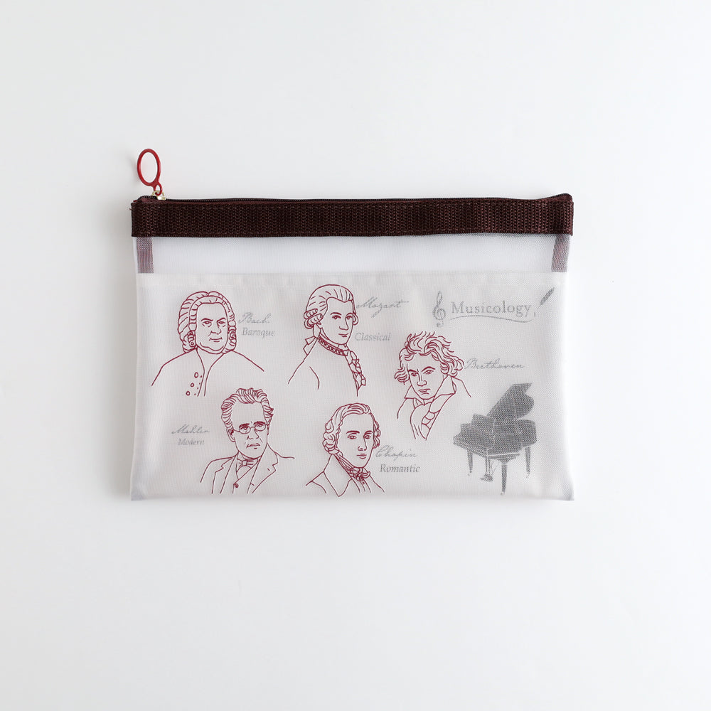 STUDY HOLIC Mesh A5 Pouch <Musicology> ST-231