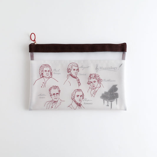 STUDY HOLIC Mesh A5 Pouch <Musicology> ST-231
