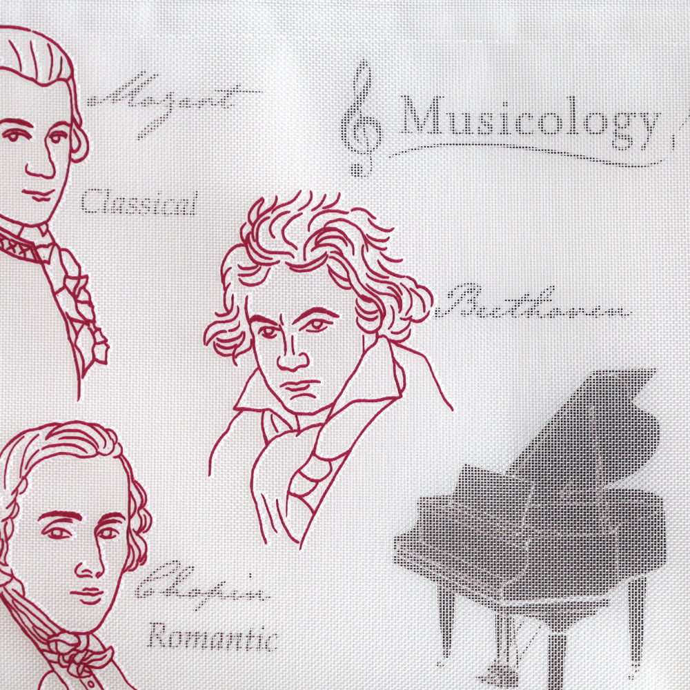 STUDY HOLIC Mesh A5 Pouch <Musicology> ST-231