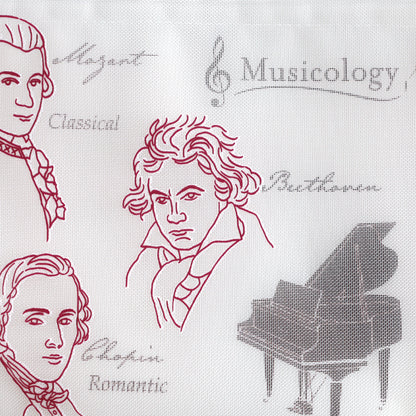 STUDY HOLIC Mesh A5 Pouch <Musicology> ST-231