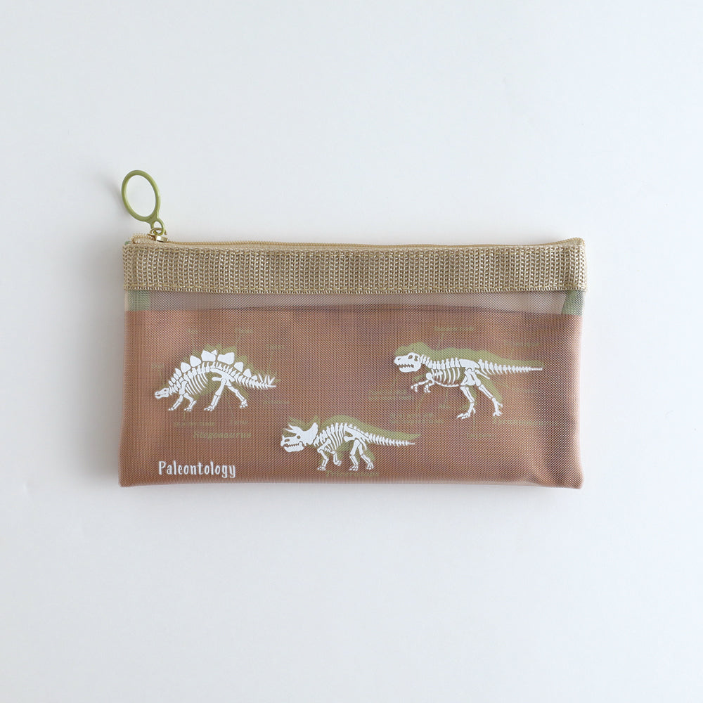 STUDY HOLIC Mesh Pen Pouch <Paleontology> ST-232