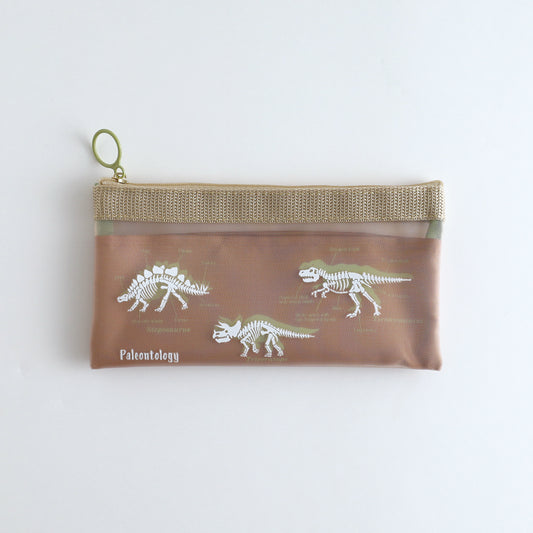 STUDY HOLIC Mesh Pen Pouch <Paleontology> ST-232