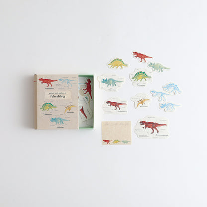 STUDY HOLIC Flake Stickers with Picture Book-Style Case <Paleontology> ST-274