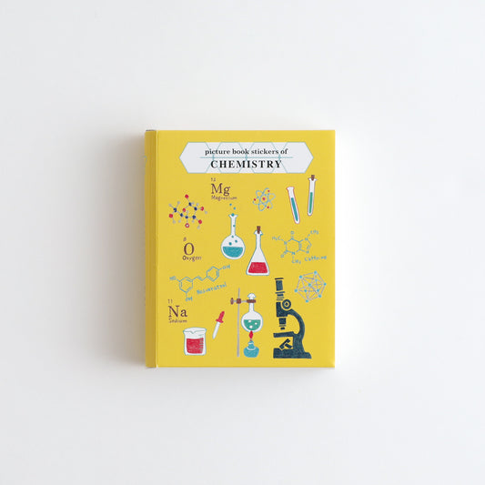 STUDY HOLIC Flake stickers with illustrated case <Chemistry> ST-276