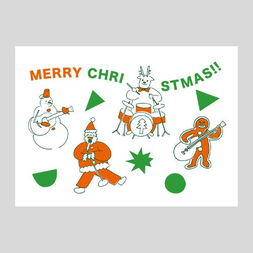 Konno Printing Card Christmas Card Christmas band L24S007