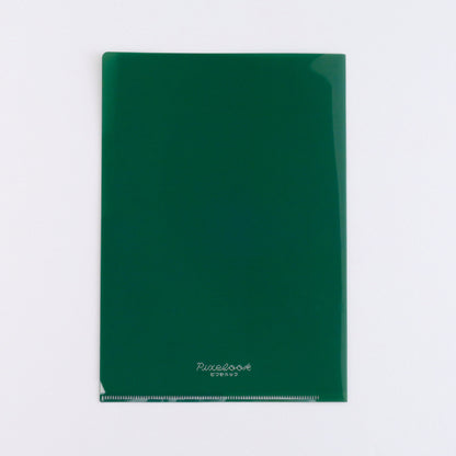 Green Flash pixelook series  A5-Size Clear File