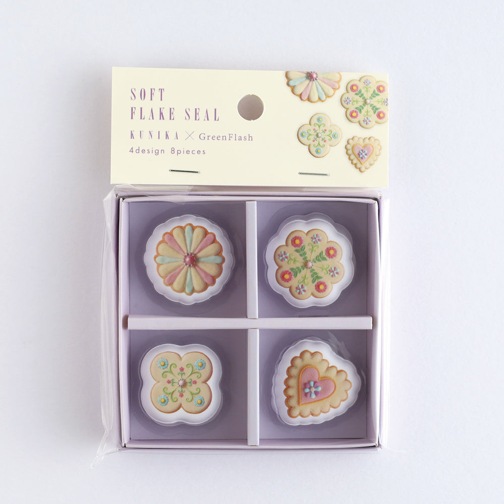 KUNIKA Boxed soft flake stickers