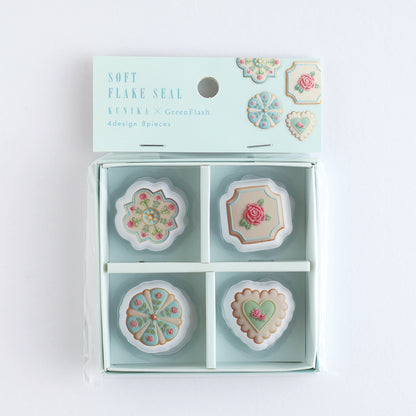 KUNIKA Boxed soft flake stickers
