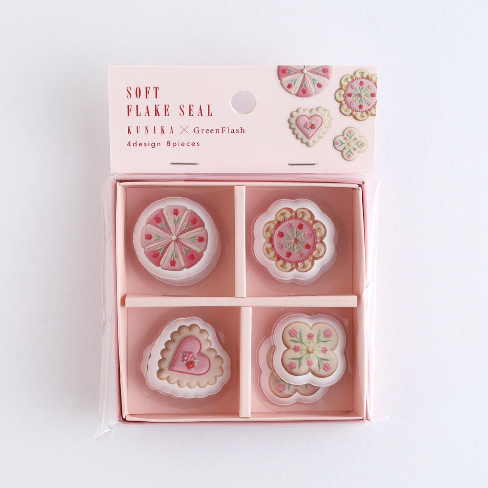 KUNIKA Boxed soft flake stickers