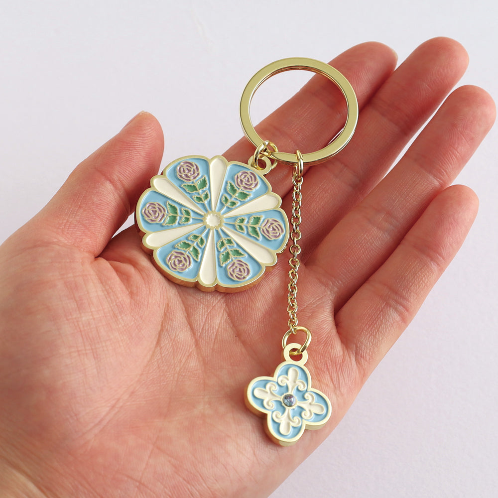 KUNIKA Double Metal Keychain