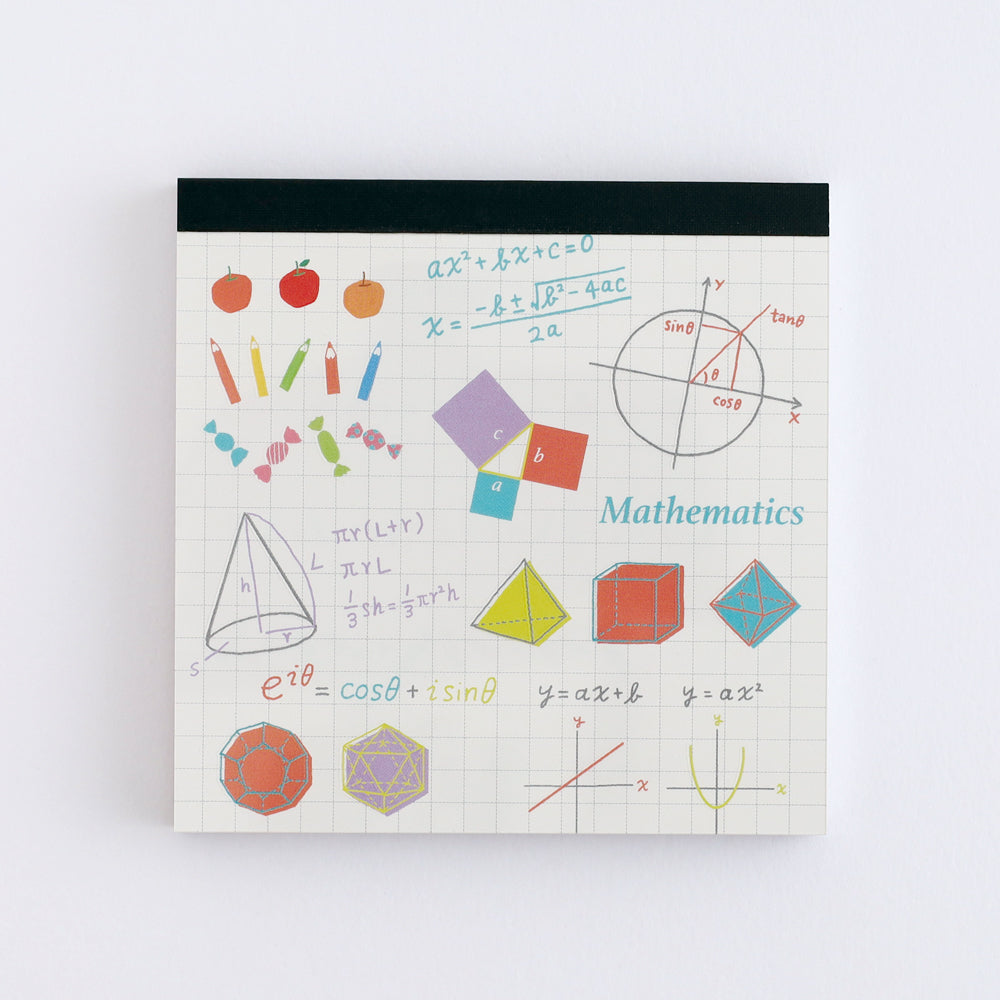 Green Flash STUDY HOLIC series Square Memo Pads