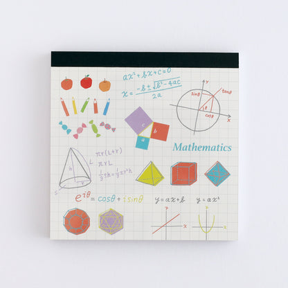 Green Flash STUDY HOLIC series Square Memo Pads