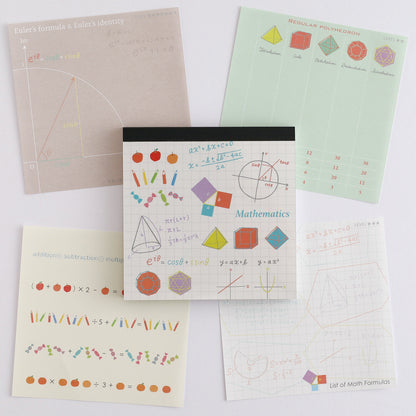 Green Flash STUDY HOLIC series Square Memo Pads
